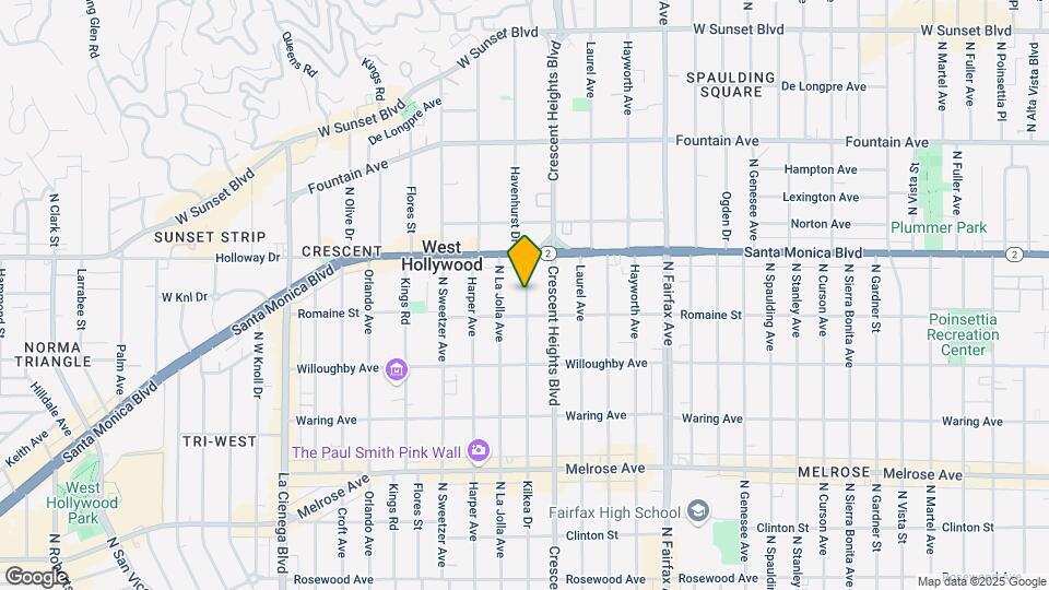 1033 Havenhurst Dr Map and Location Details