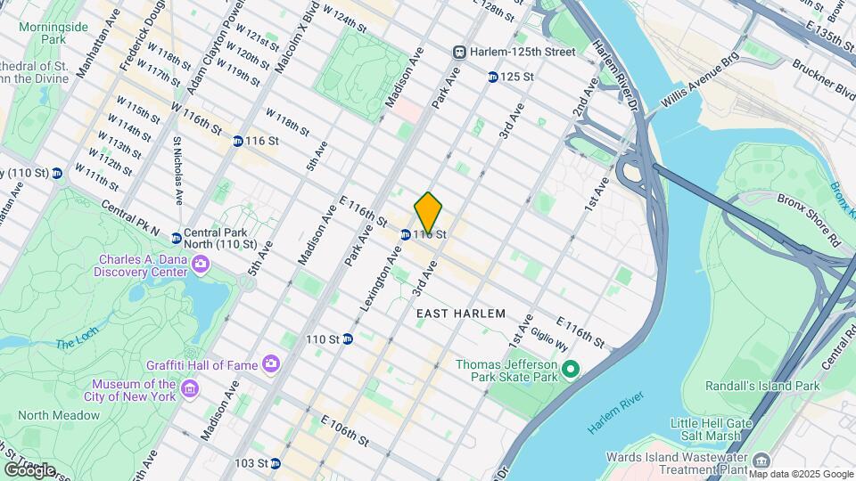 173 E 116th St Mapa y Detalles de la Ubicación