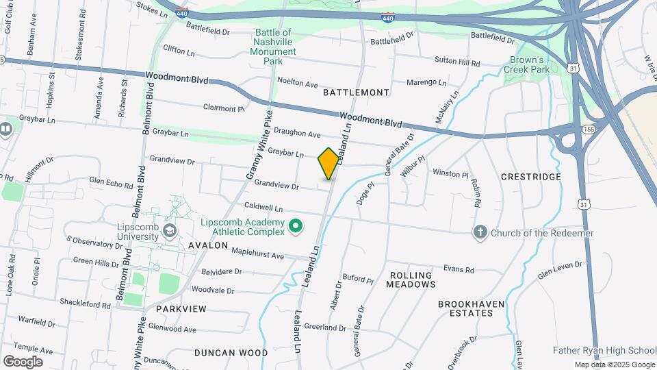 1000b Grandview Dr Map and Location Details