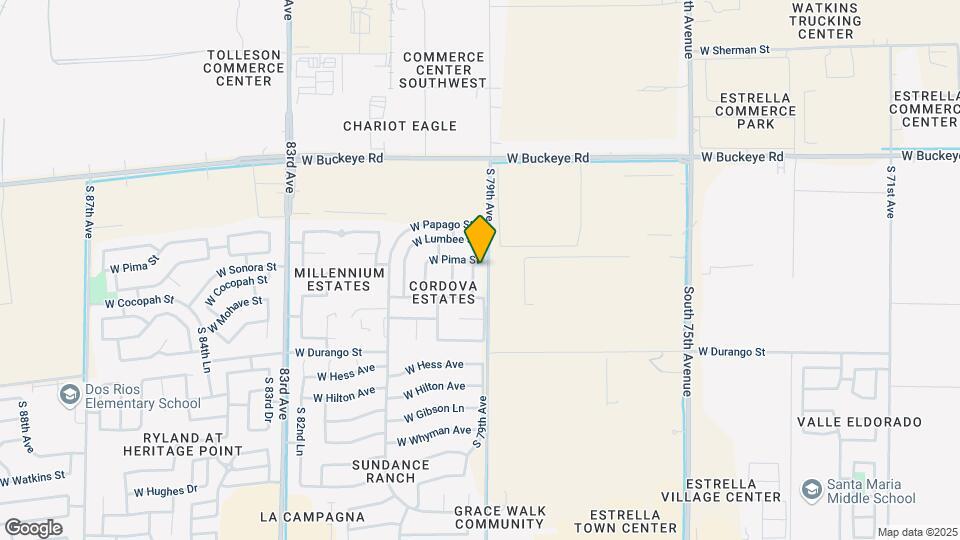 1607 S 79th Ln Map and Location Details