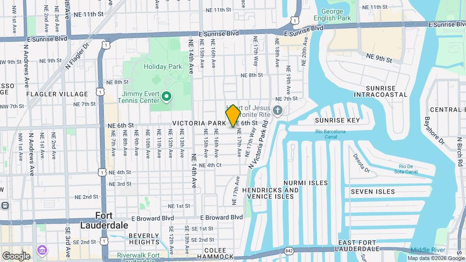 1637 NE 5th St Mapa y Detalles de la Ubicación