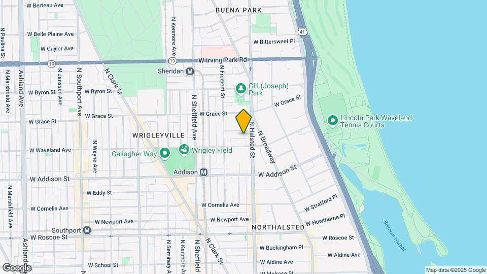 815-823 W Bradley Pl Mapa y Detalles de la Ubicación