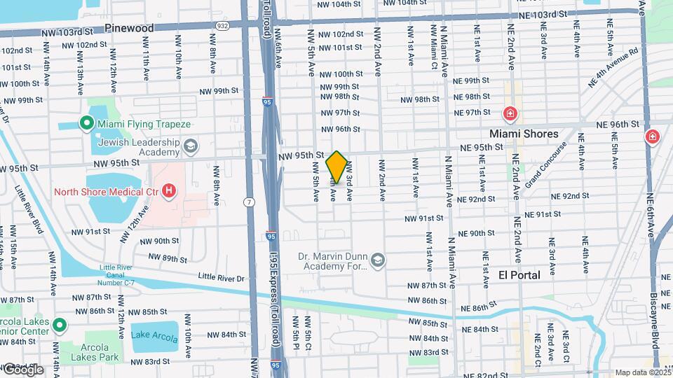 384 NW 93rd St Map and Location Details