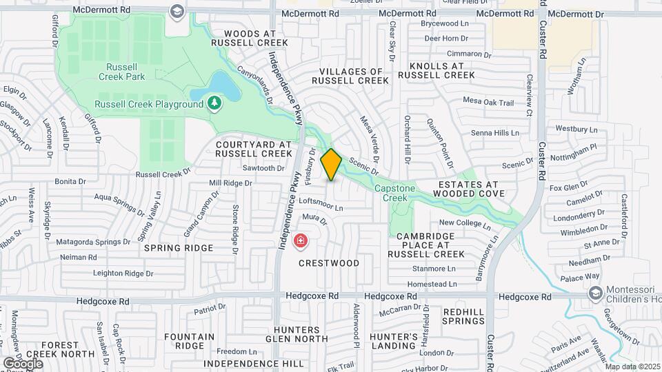 8404 Hillendale Dr Map and Location Details