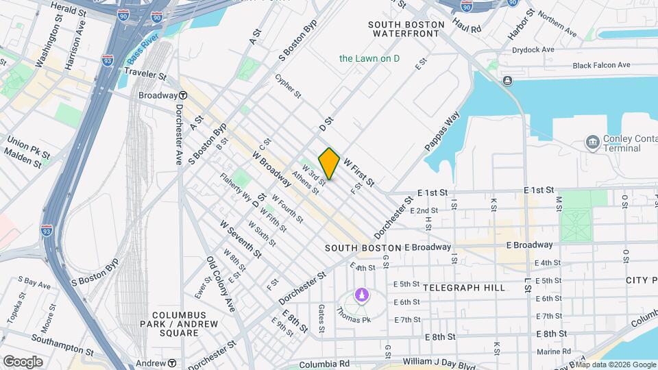 242 W 3rd St, Unit 2 Map and Location Details