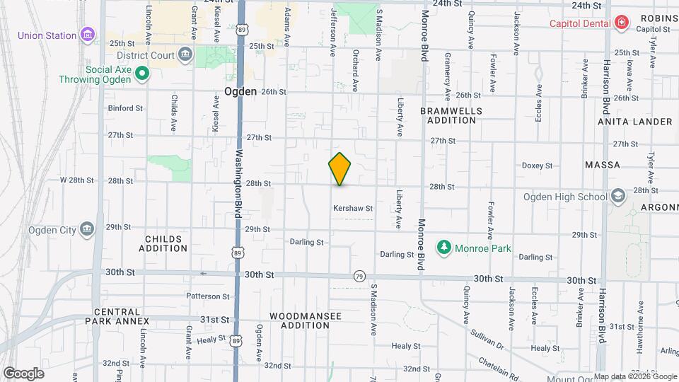 613 28th St Map and Location Details