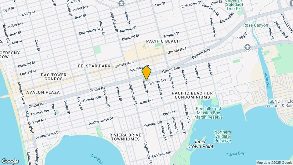 4303-4309 Jewell St Mapa y Detalles de la Ubicación