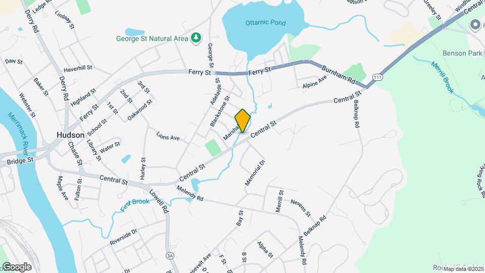 110 Central St Map and Location Details