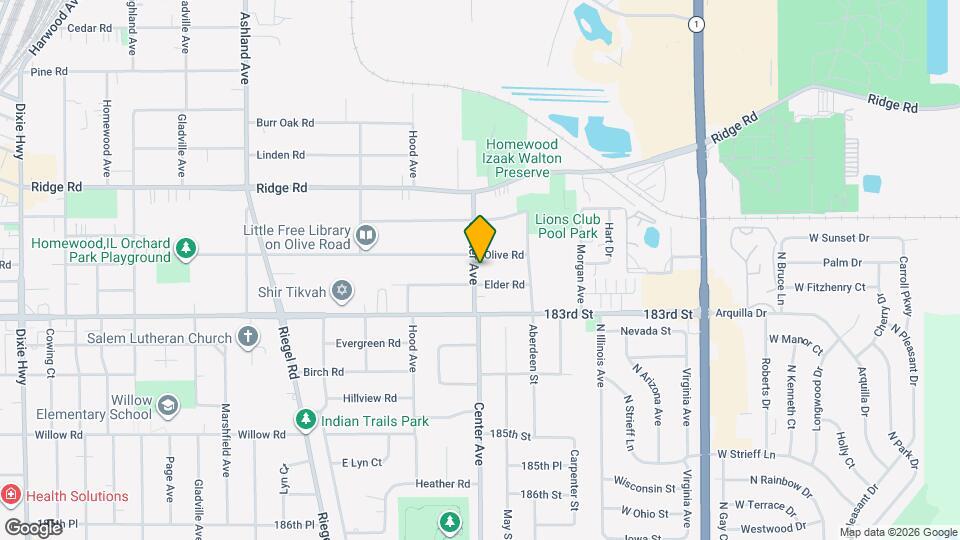 18227 Center Ave Map and Location Details