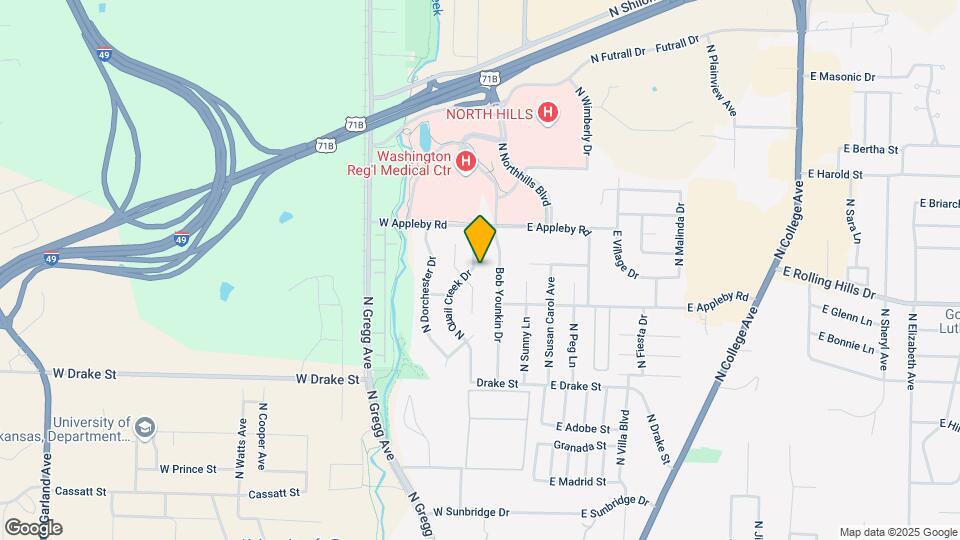 3016 N Quail Creek Dr Map and Location Details