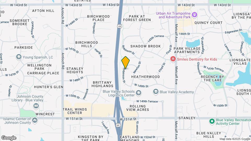 14807 Robinson St Map and Location Details