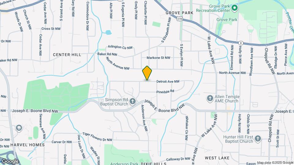 1948 Detroit Ave Map and Location Details