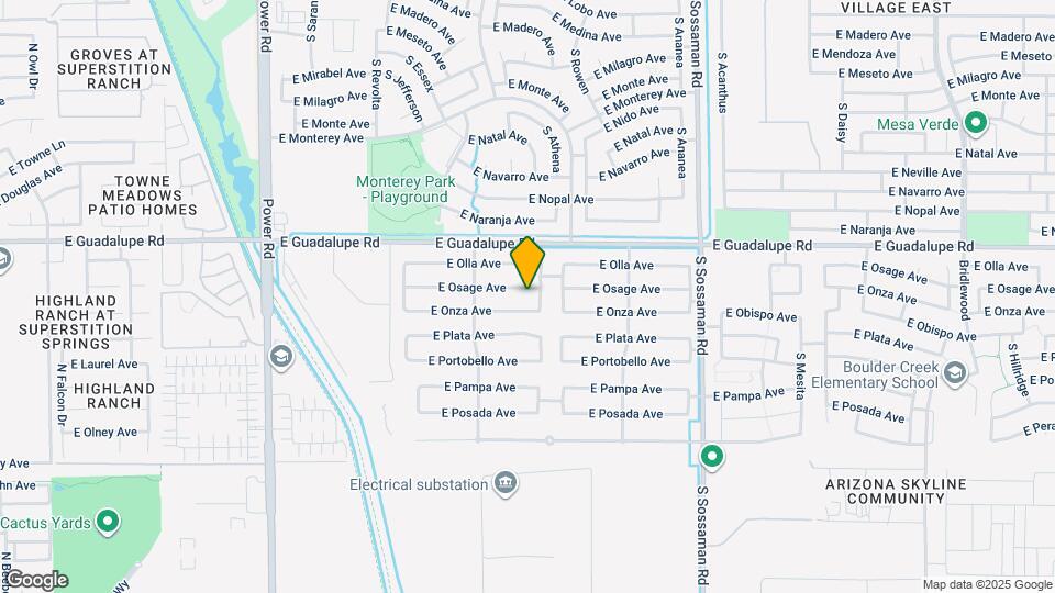 7249 E Osage Ave Map and Location Details