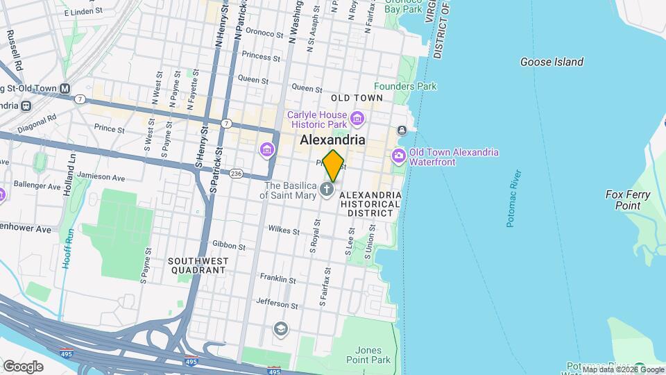 311 Duke St Map and Location Details