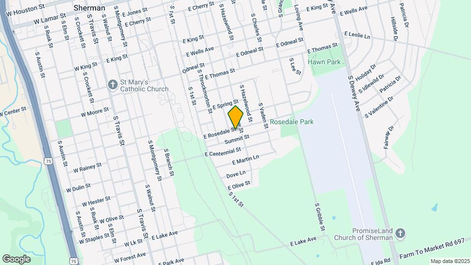 810 E Rosedale St Map and Location Details