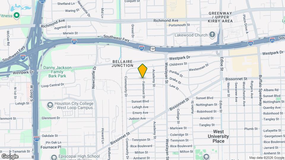 5104 Fairmont St Map and Location Details