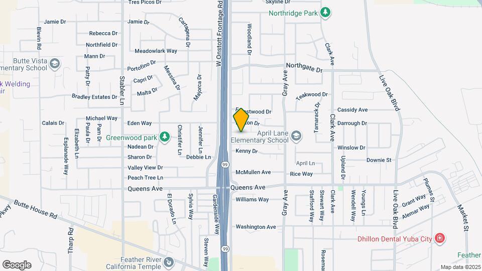 1267 Casita Dr Map and Location Details