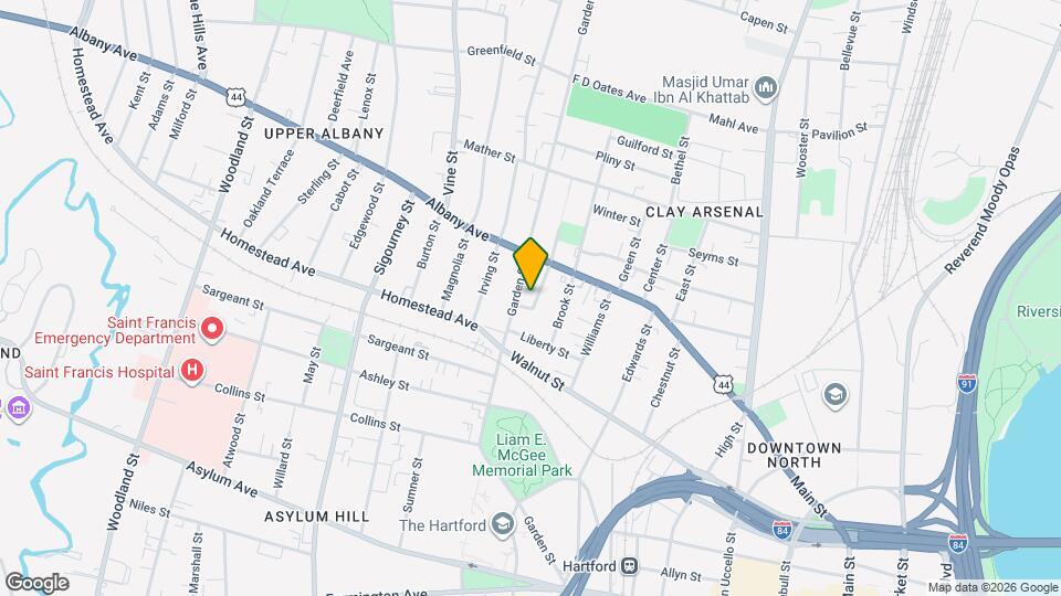 61 Bedford St, Unit C Map and Location Details