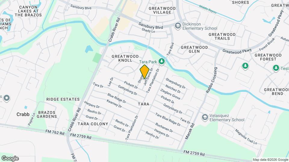 527 Jeff Davis Dr Mapa y Detalles de la Ubicación