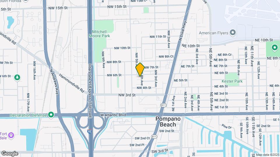 405 NW 5th St Map and Location Details