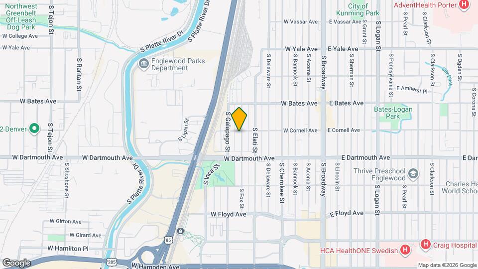 3003 S Fox St Map and Location Details