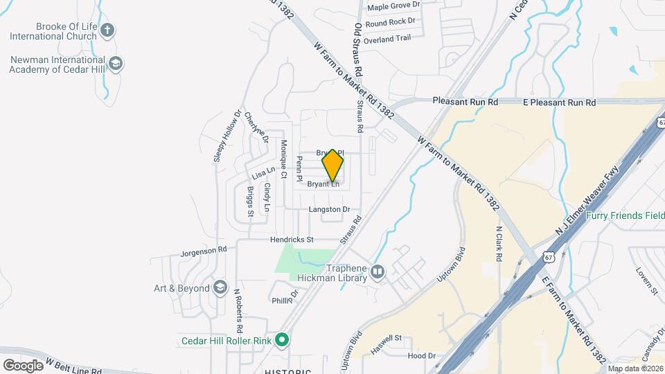 311 Bryant Ln Map and Location Details