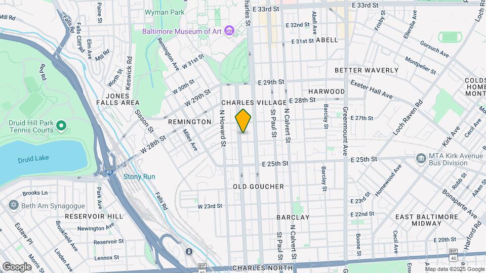 2617 Maryland Ave Map and Location Details