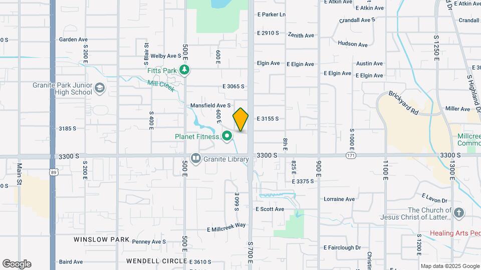 668 E Springview Dr Map and Location Details