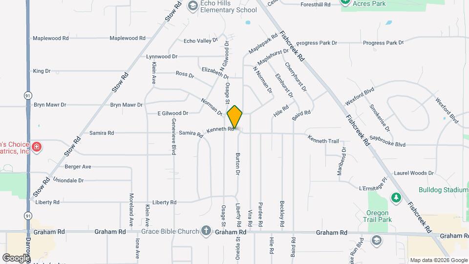 4213 Kenneth Rd Map and Location Details