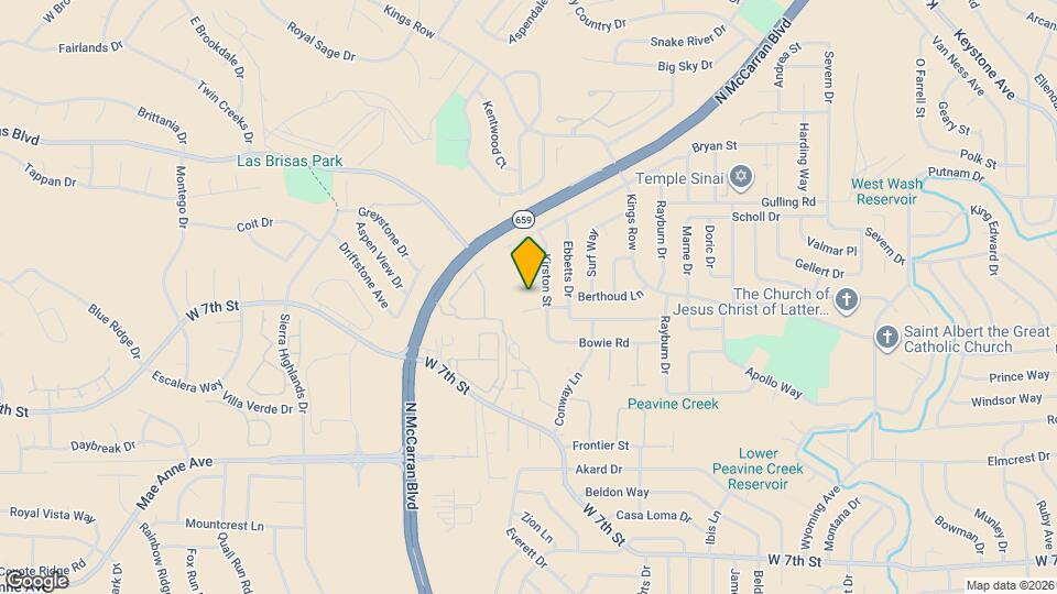 3670 Renee Way Mapa y Detalles de la Ubicación