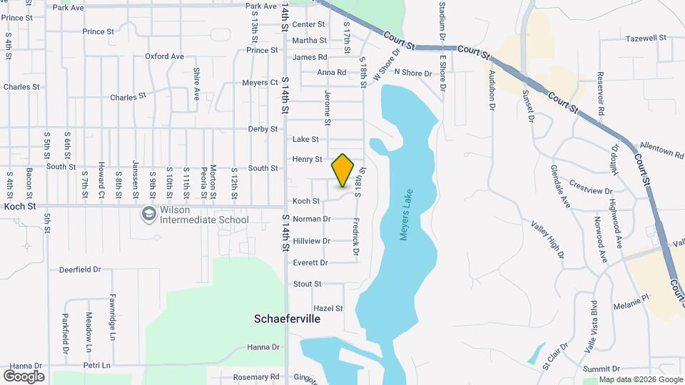 1609 Koch St Mapa y Detalles de la Ubicación