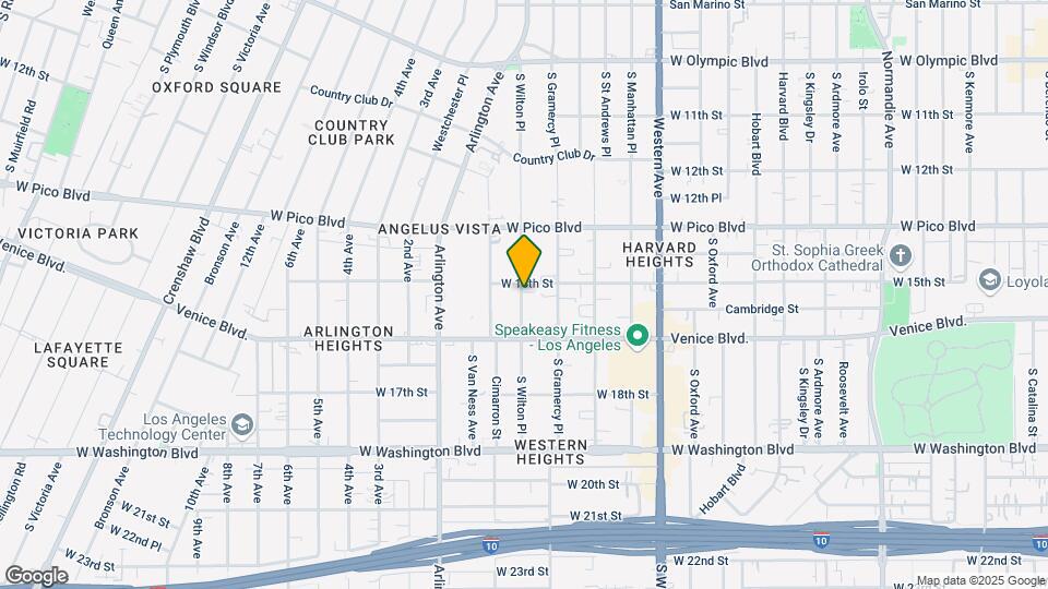 1520 S Wilton Pl Map and Location Details