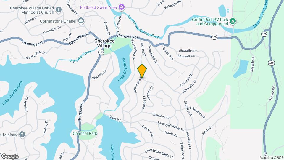 25 Arrowhead Dr Map and Location Details
