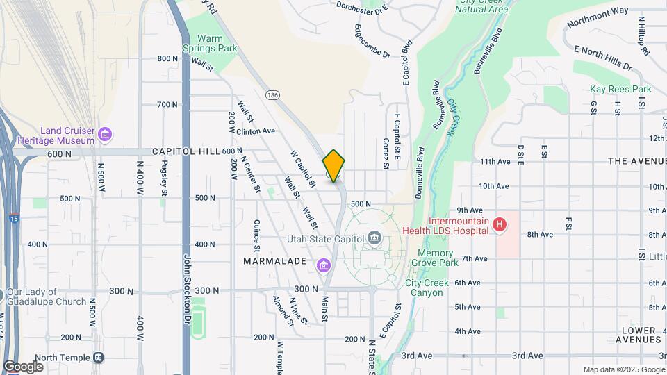 527 N Darwin St Map and Location Details