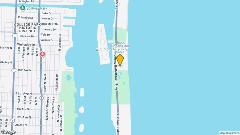 2335 S Ocean Blvd Map and Location Details