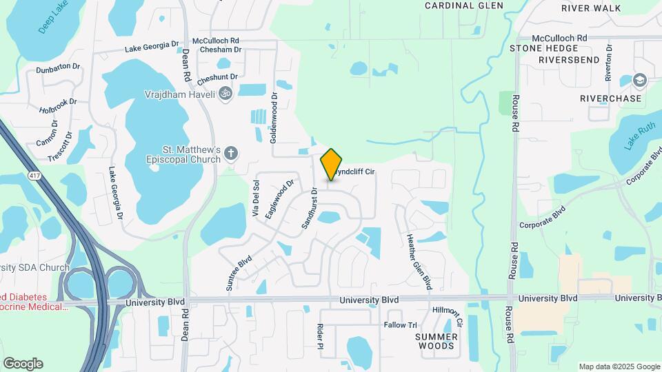 4524 Wyndcliff Cir Map and Location Details