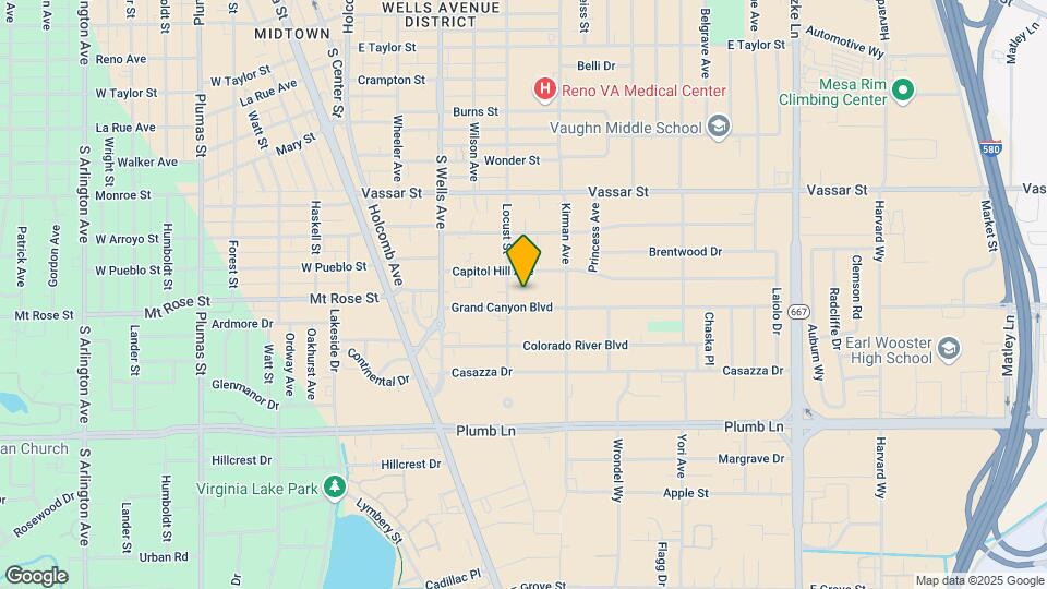 539 Grand Canyon Blvd Mapa y Detalles de la Ubicación