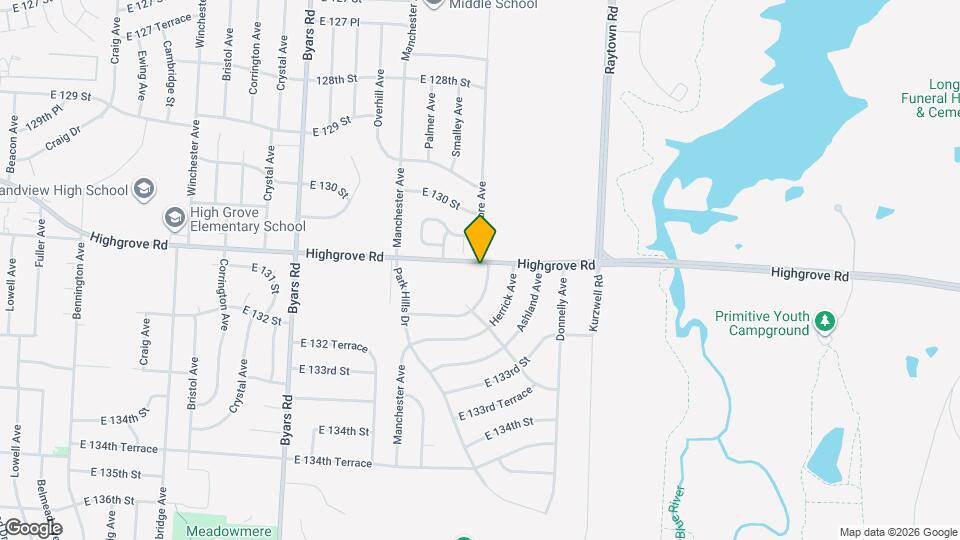 13100 Sycamore Ave Map and Location Details