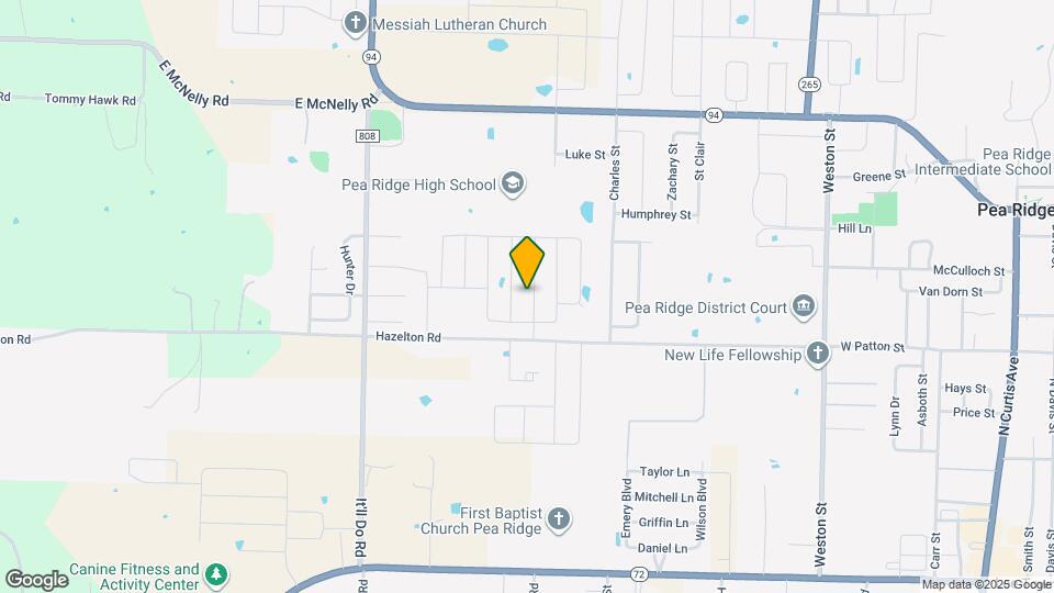 1001 Parker Ln Map and Location Details