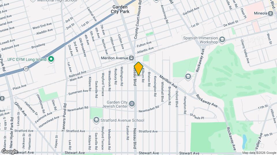 207 Nassau Blvd Mapa y Detalles de la Ubicación