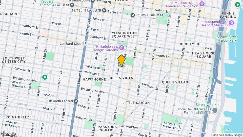 South Tenth Mapa y Detalles de la Ubicación