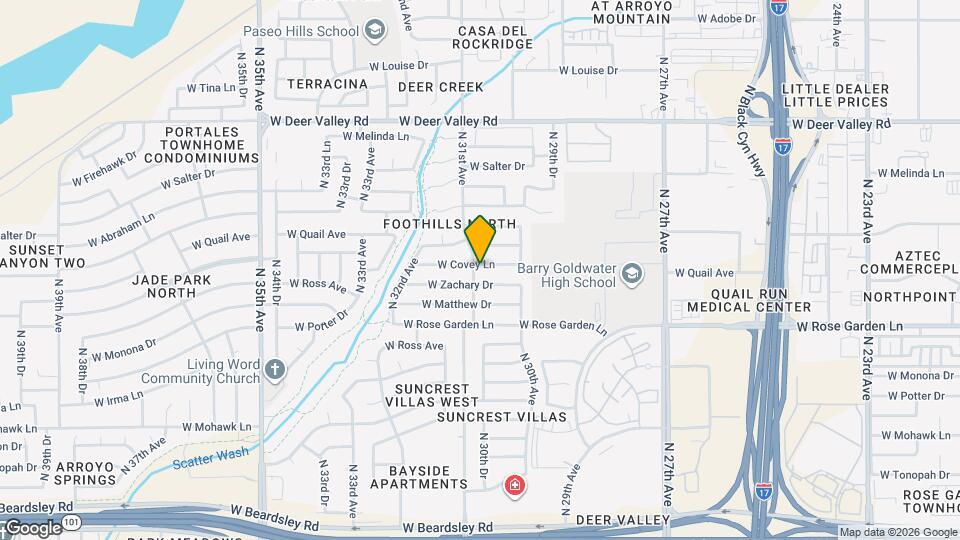 3045 W Covey Ln Map and Location Details