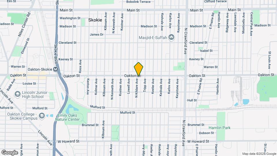 4257 Oakton St Map and Location Details