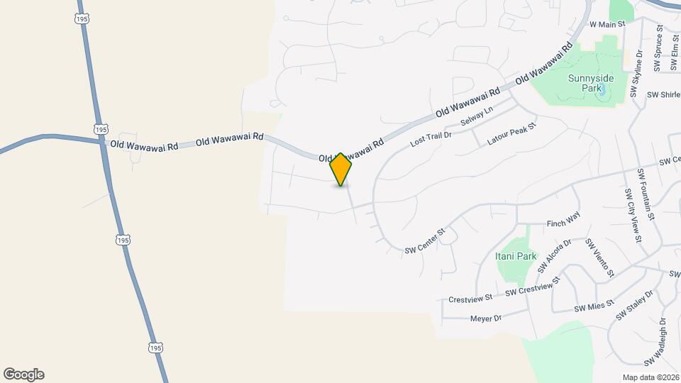 1640 SW Panorama Dr Mapa y Detalles de la Ubicación