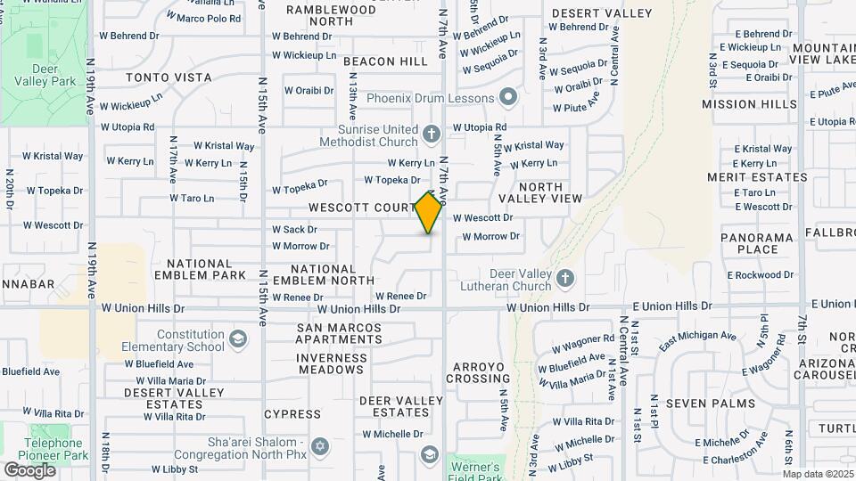 719 W Morrow Dr Map and Location Details