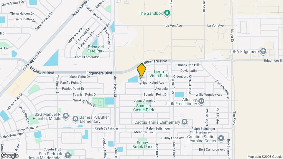 3278 Azteca Trail Map and Location Details