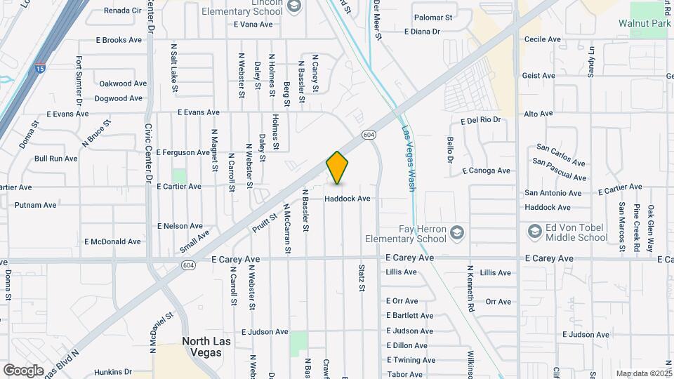 2553 Ellis St Map and Location Details
