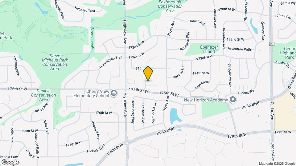 17452 Hibiscus Ave Map and Location Details
