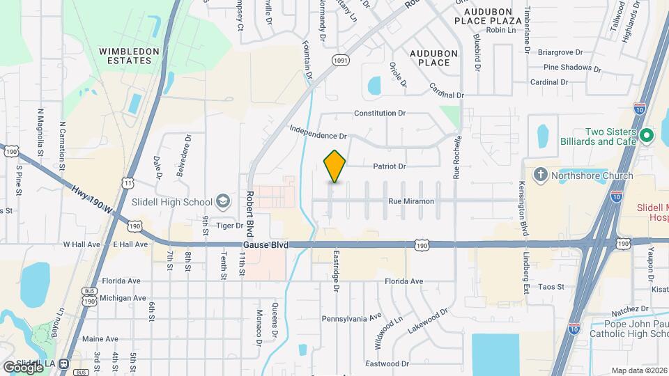 1030 Rue Corton Map and Location Details