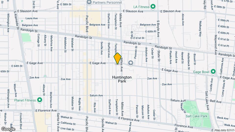6412 Templeton St Mapa y Detalles de la Ubicación